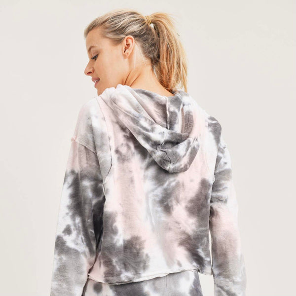 April HOTM - Tie Dye Cropped Hoodie